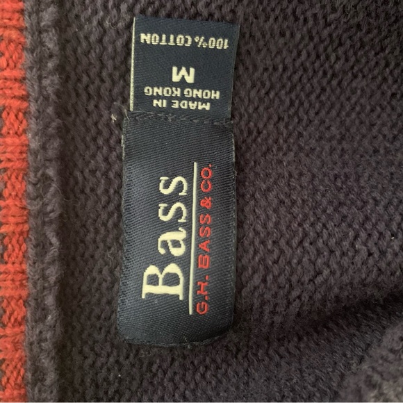 VTG Argyle knit sweater vest by Bass ( G.H. bass & co) Medium mens unisex - Picture 3 of 3